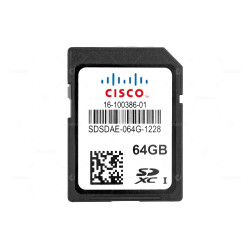 16-100386-01 CISCO 64GB SD XC SECURE DIGITAL FLASH MEMORY CARD
